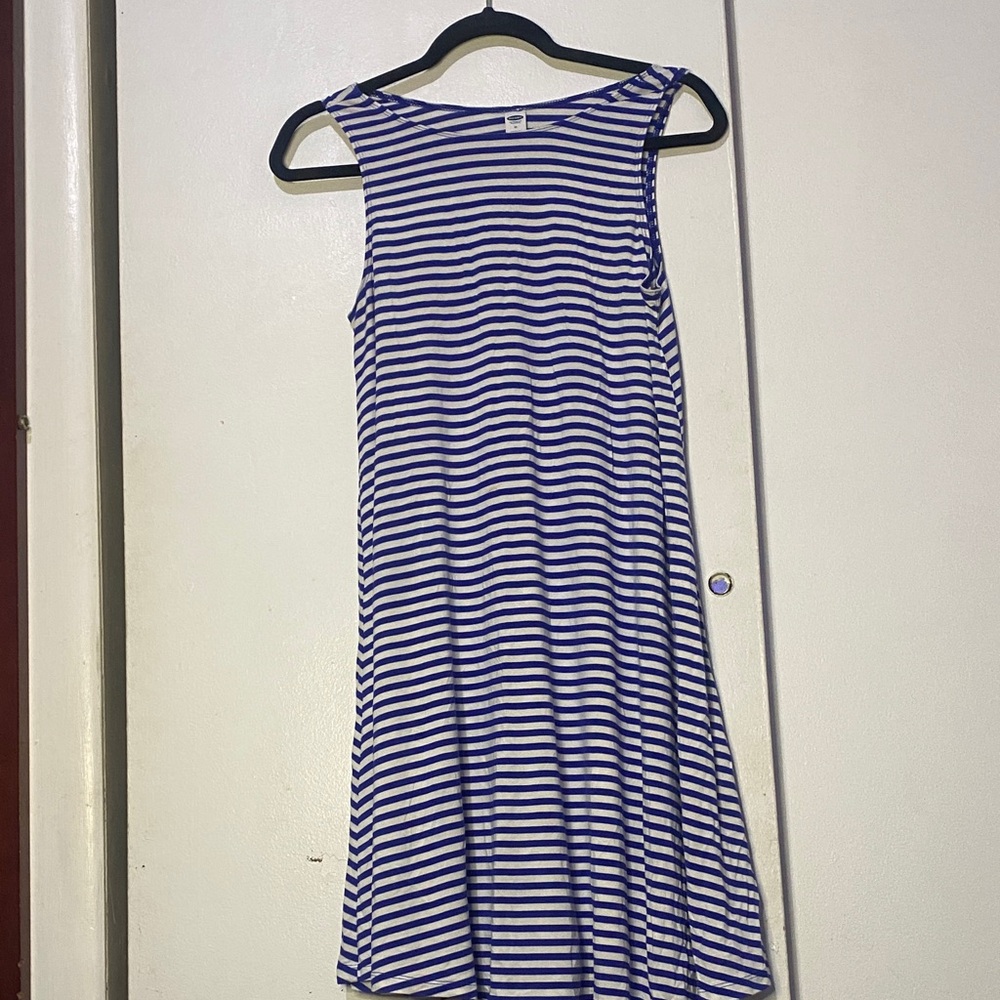Old Navy Navy and White Striped Top